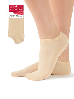 GLD PICCOLINO носки жен. супер-укороченные - beige