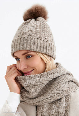 Шарф из 100% монгольской шерсти (арт. 05121) - Тод оймс ххк фото 10