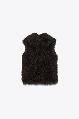 FAUX FUR GILET - Zara фото 3