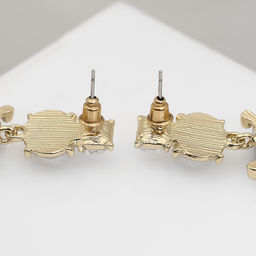 Серьги с жемчугом Бусина графиня, цвет бело-серый в золоте - Qf фото 2