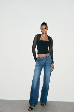 FITTED TOP WITH MATCHING TULLE