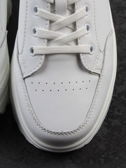 03-YC282-1 WHITE Кроссовки женские (натуральная кожа)