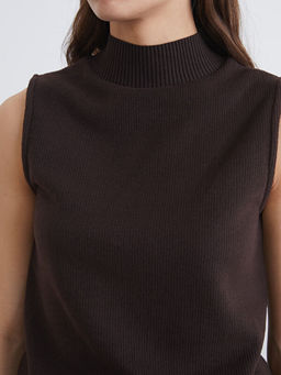 Yar?m Bal?k?? Yaka Fitilli Kad?n Triko S?veter