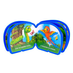 Мягкая книжка - малышка EVA «Зоопарк», 10 стр.