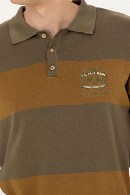 Мужской свитер цвета хаки - U.s. polo assn фото 14