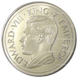 Монетовидный жетон 1 крона 1936 года Кипр (паттерн Едварда VIII)