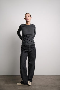 CROSSOVER KNIT TOP - Zara фото 7