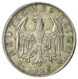 1 рейхсмарка 1925 года E Германия
