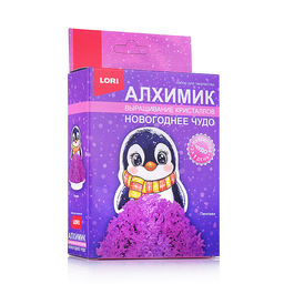 Выращивание кристаллов. Фигурка "Пингвин"