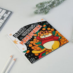 Планинг квадратный с отрывными листами, 50 листов «Планы сладенькой мандаринки»