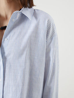 ?izgili Oversize Kad?n G?mlek