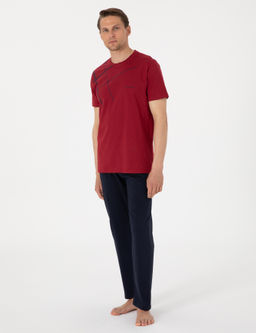 Bordo K_sakol Pijama Tak_m_
