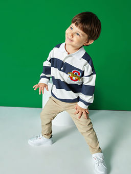 Beli Lastikli Erkek Bebek Pantolon