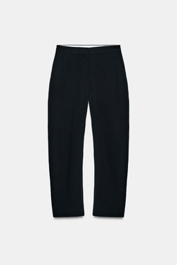 PANTAL?N BARREL TIRO MEDIO / Negro - Zara фото 8