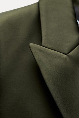 DOUBLE-BREASTED SATIN BLAZER - Zara фото 6