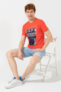 Мужская красная велосипедная шея T -Fish Surprise Discount в корзине - U.s. polo assn фото 3