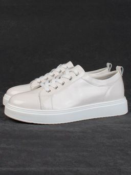 05-HY21-1D LT. BEIGE Кроссовки женские (натуральная кожа)