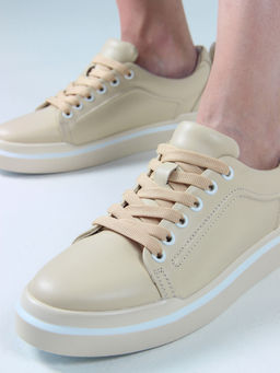 Кеды 158.palomabe/w. Бежевый