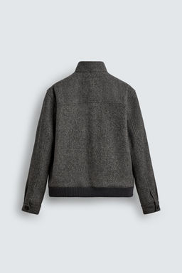 CONTRAST TEXTURED JACKET - Zara фото 14