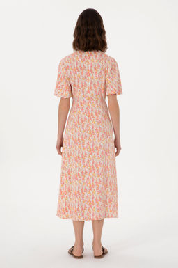 Kad_n A__k Haki Dokuma Elbise Sepette S_rpriz _ndirim - U.s. polo assn фото 4