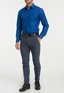 Сорочка мужская длинный рукав GREG 230/238/ZV/P STRETCH  фото 4