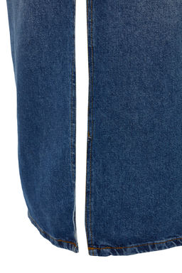 TRENDYOLMILLA Mavi More Sustainable Y?rtmacl? Maxi Denim Etek TWOAW24ET00058  фото 12