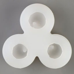 Молд силикононовый «Пельмени» 8 х 8 х 2,4 см