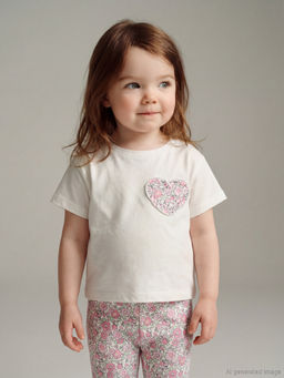 Bisiklet Yaka K?z Bebek Ti??rt ve Tayt