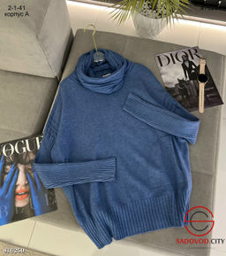 Женский тёплый свитер с горлом - Bruno фото 4