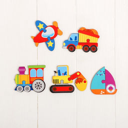 Головоломка пазл из крупных деталей Транспорт