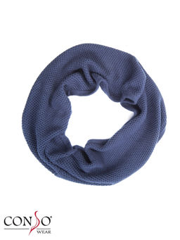 SN1608001 - тёмно-синий Шарф снуд. Размер 32x62 см