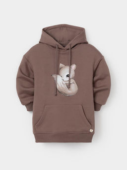 КР 302165/капучино 1312 к662 джемпер (худи) для дев