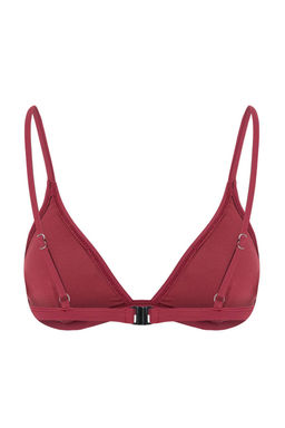 Bordo Ucgen Kapl? Basic Bikini Ustu TBESS20BU0268