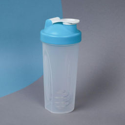 Бутылка/Шейкер SHAKER SHS-600 бело-синяя, для спортивного питания 600ML/уп72 - Галеонтрейд фото 7