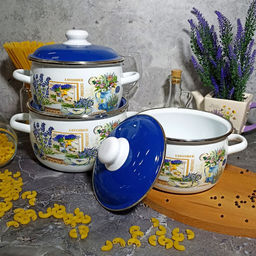 Набор из 3 предметов №02 "Горная лаванда" белосн. 6КА021М