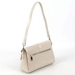 Женская кожаная сумка трапеция через плечо 0078-14 - Cidirro фото 4