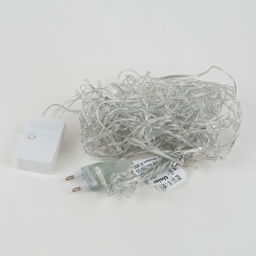 ULD-C1515-100/DTA WARM WHITE IP20 Занавес светодиодный, 1,5х1,5м. 100 светодиодов. Теплый белый свет. Провод прозрачный. TM Uniel - Volpe фото 6