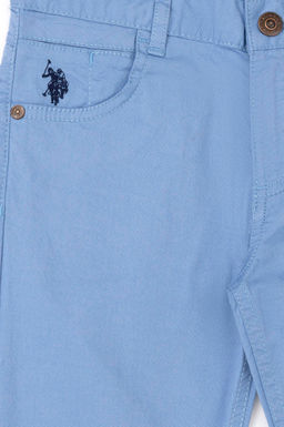 Темно-синие брюки из плотной ткани для мальчика Неожиданная скидка в корзине - U.s. polo assn фото 4