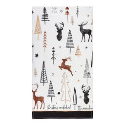 Цена за 2 шт. Полотенце «Доляна» X-Mas 40×70 см, 100%хл, рогожка 164 г/м²