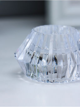 Цена за 2 шт. Светодиодная свеча LED - ночник RISALUX «В чаше», от батареек 3×LR1130, прозрачный, 6×6×4 см