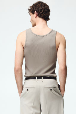 Camiseta sin mangas en canal? Slim Fit - H&m фото 8