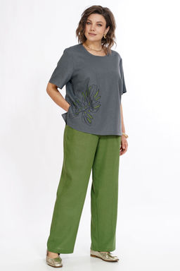 Костюм ALANI 2522 серый+зеленый