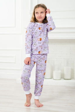 Пижама детская из джемпера и брюк из кулирки Фламинго - Амадэль фото 5