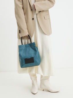 Женская сумка с ручками TENDANCE Артикул 4496236, зелено-синий