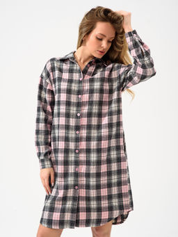 Халат фланель "Рубашка"