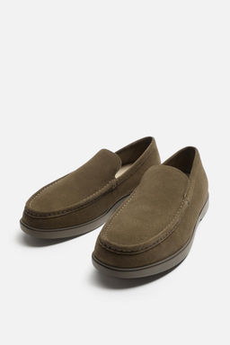 CASUAL LEATHER LOAFERS - Zara фото 6