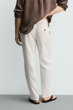 PANTAL?N RELAXED FIT ALGOD?N - LINO / Marr?n / Topo - Zara фото 3