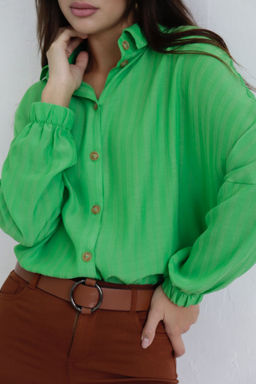 Рубашка базовая летучая мышь со спущенной линией плеча - Martichelli фото 42