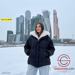 куртка женская с капюшоном