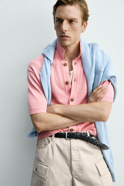 CAMISA PUNTO RELAXED FIT / Rosa - Zara фото 5